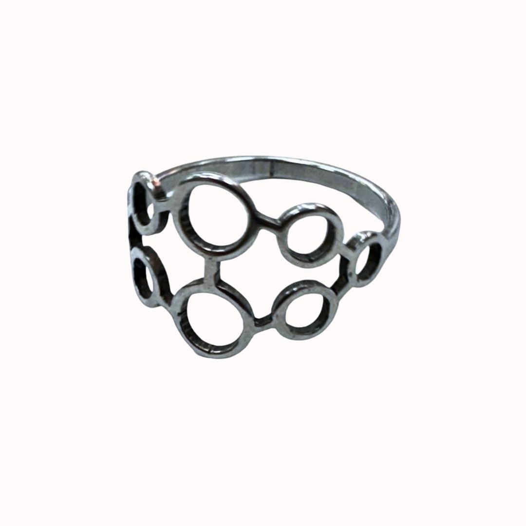 Anillo acero quirúrgico mujer 19