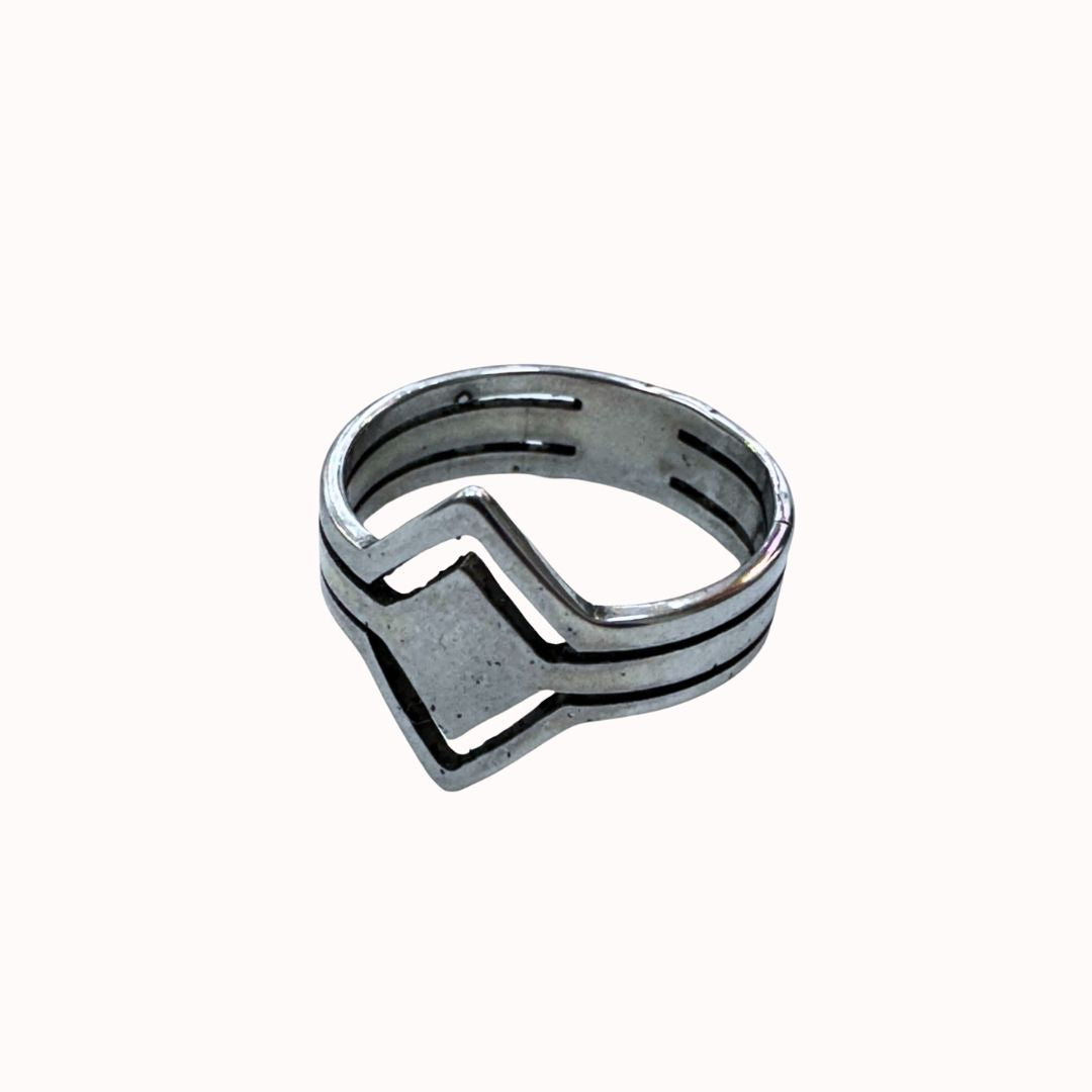 Anillo acero quirúrgico mujer 22