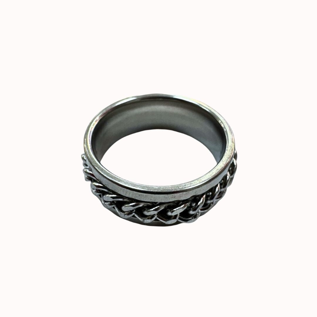 Anillo acero quirúrgico mujer 53