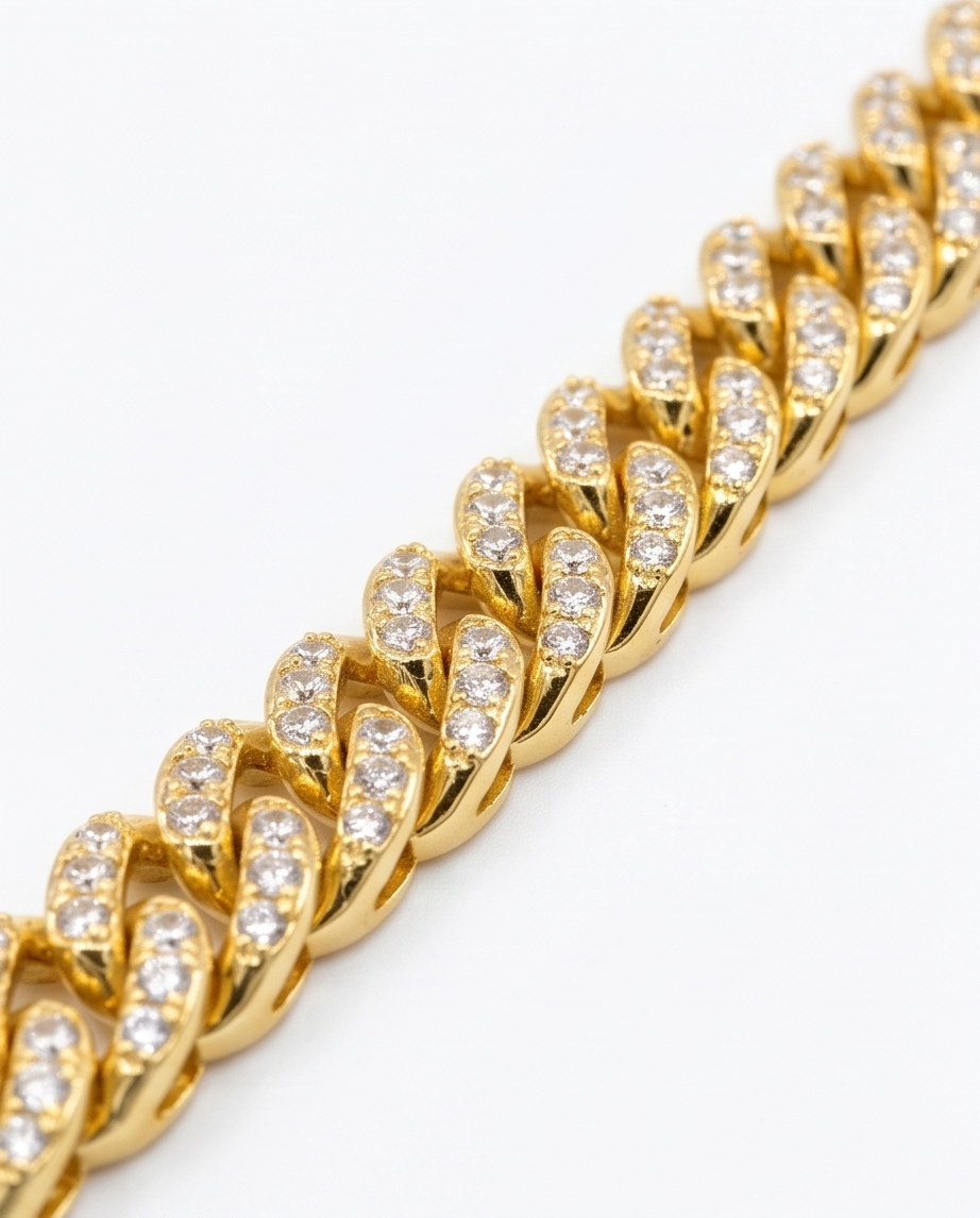 COLLAR CUBANO CON PIEDRAS