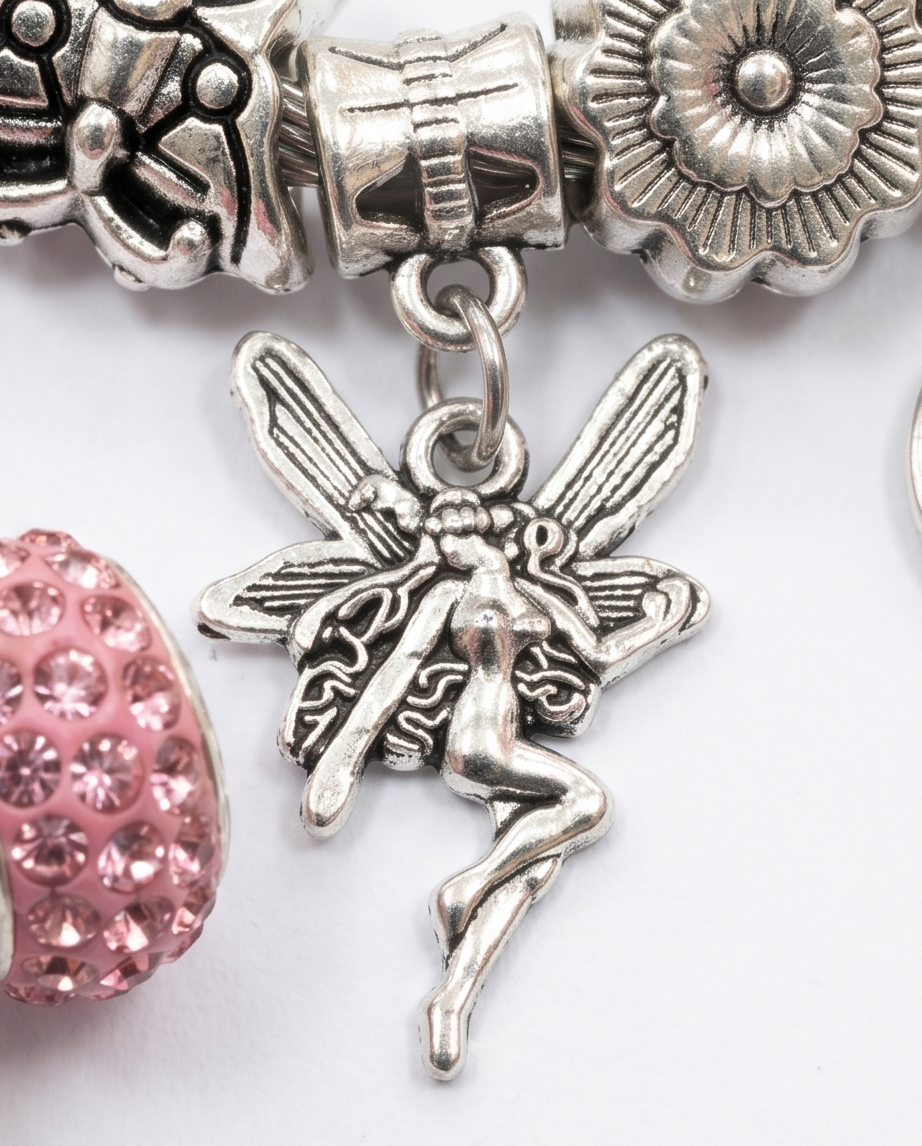 Pulsera de dama fantasia con dijes 015