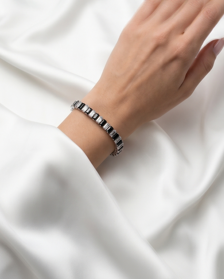 PULSERA CON PIEDRAS DAMA