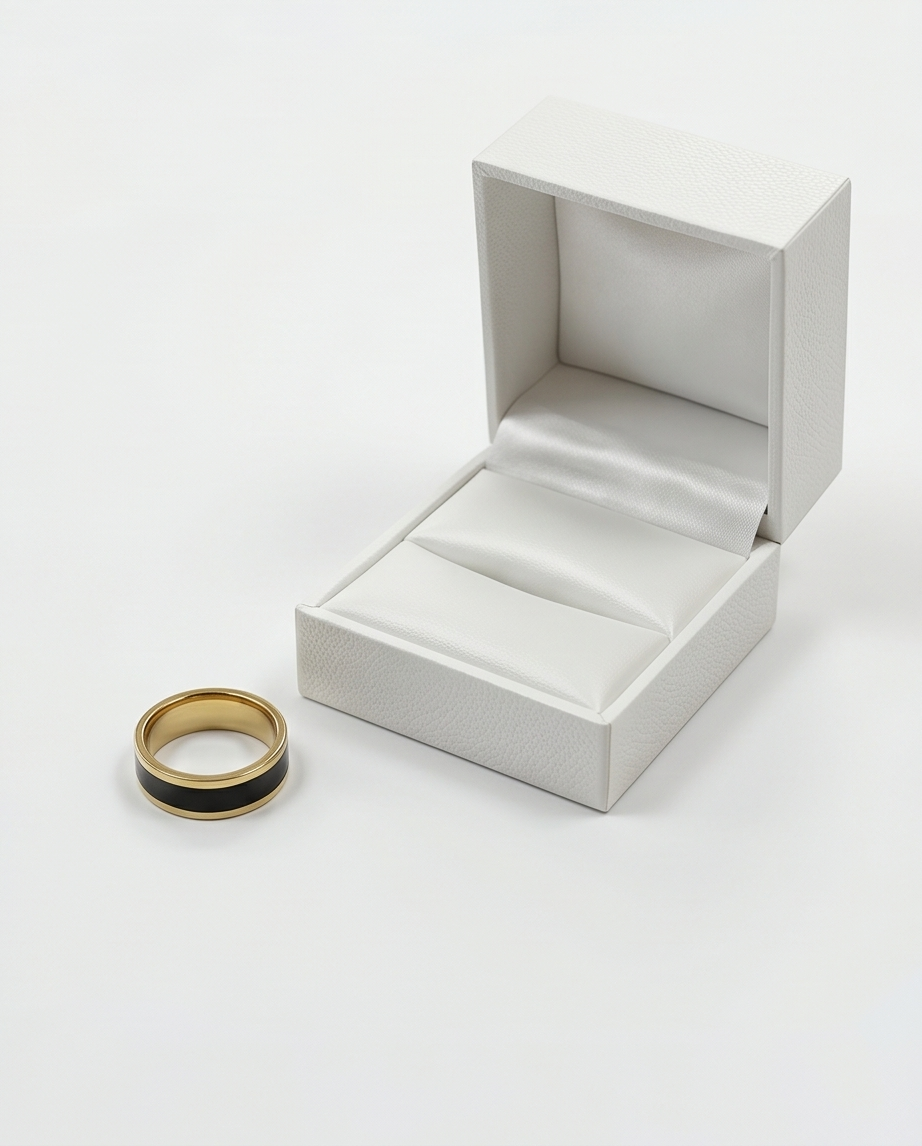 Anillo acero quirúrgico mujer 22