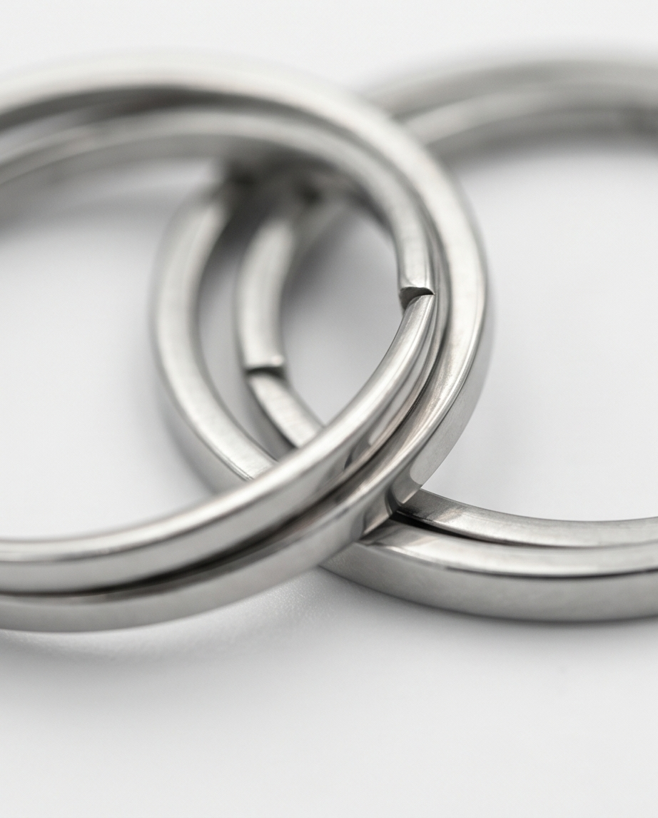 Anillo acero quirúrgico mujer 30