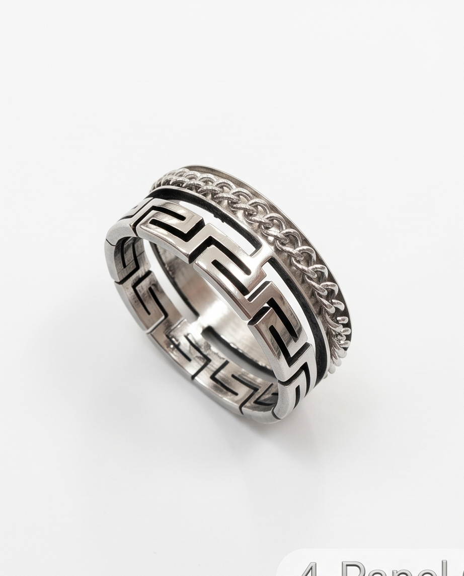 Anillo acero quirúrgico mujer 31