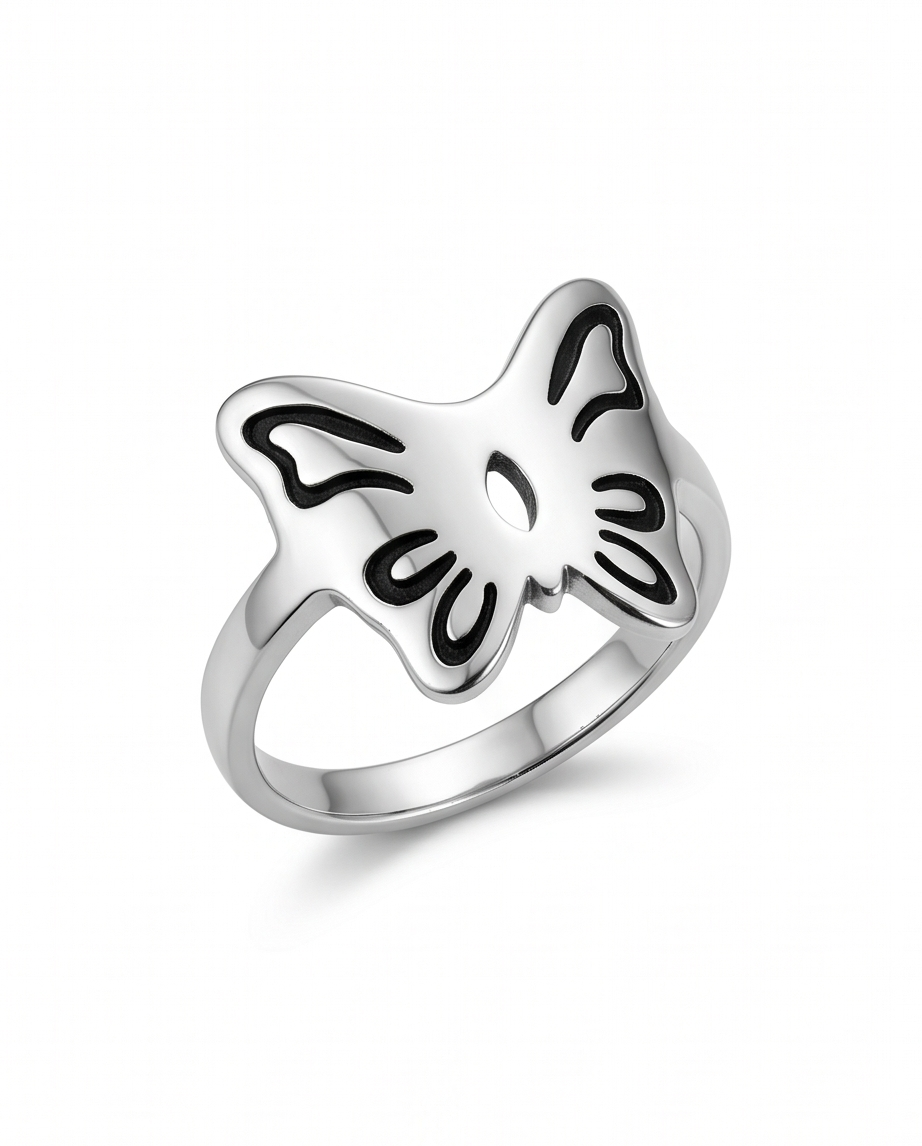 Anillo acero quirúrgico mujer 1
