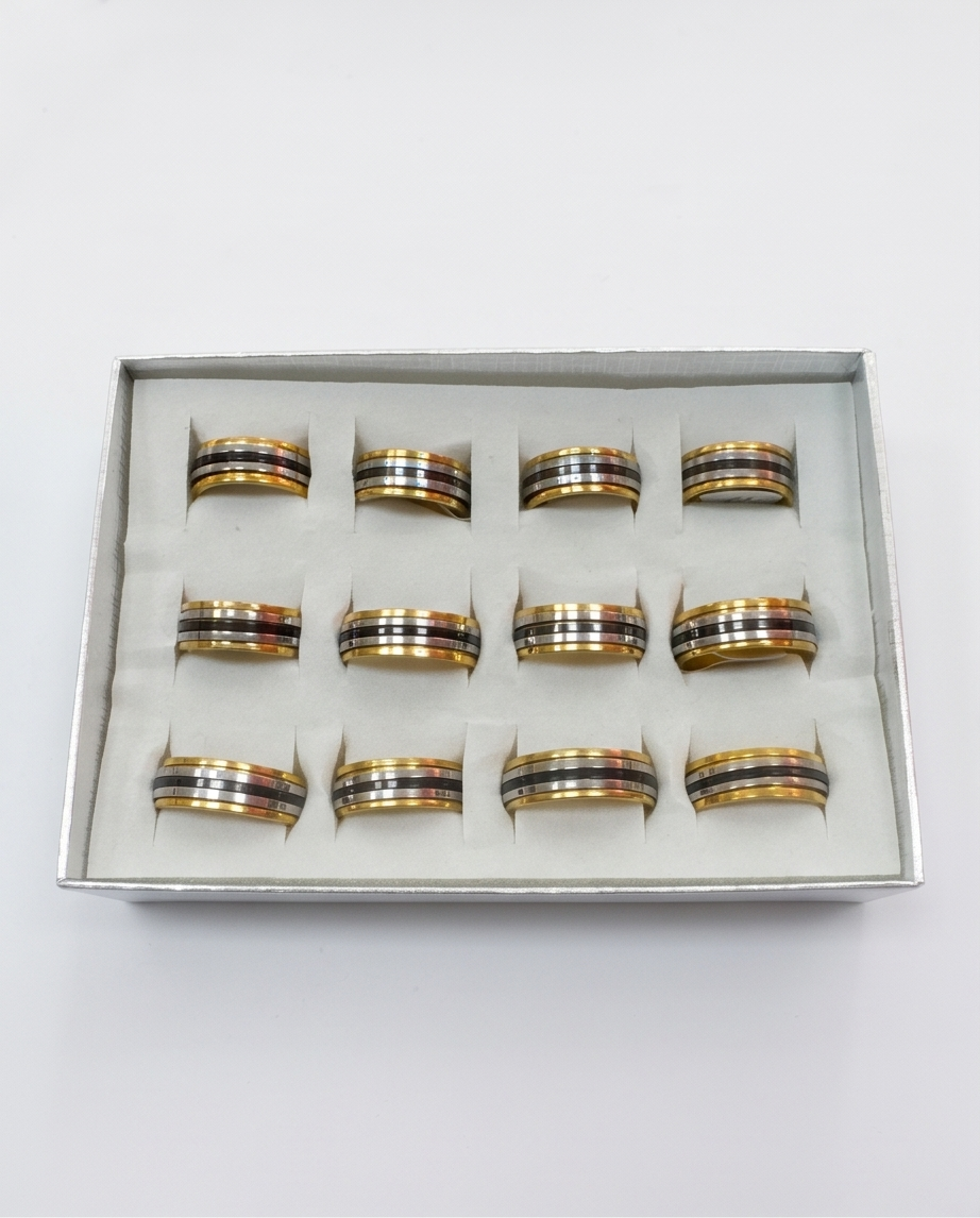 ANILLOS DE ACERO QUIRURGICO SET DE 36 PIEZAS 04