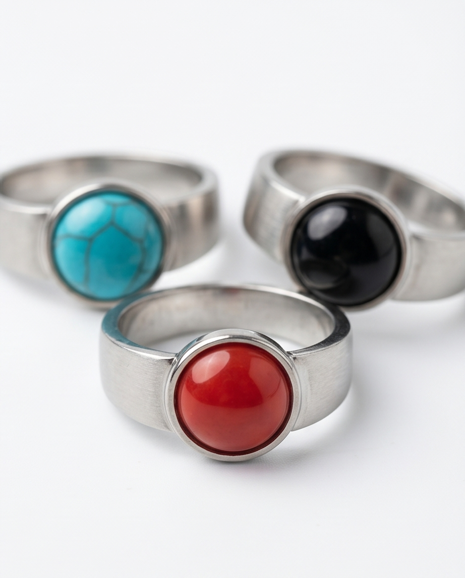 ANILLOS DE ACERO QUIRURGICO SET DE 36 ANILLOS 05