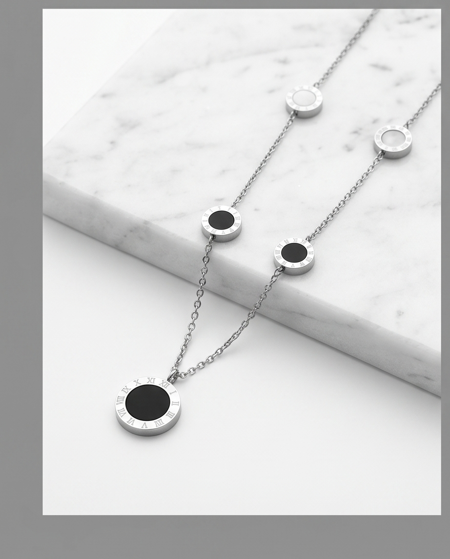 Collar acero quirúrgico mujer 77