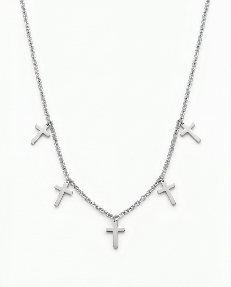 Collar acero quirúrgico mujer 51