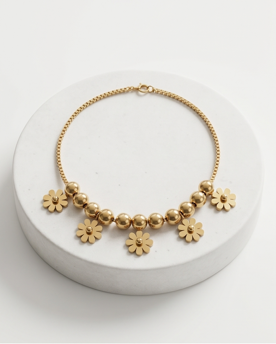 Collar acero quirúrgico mujer 82