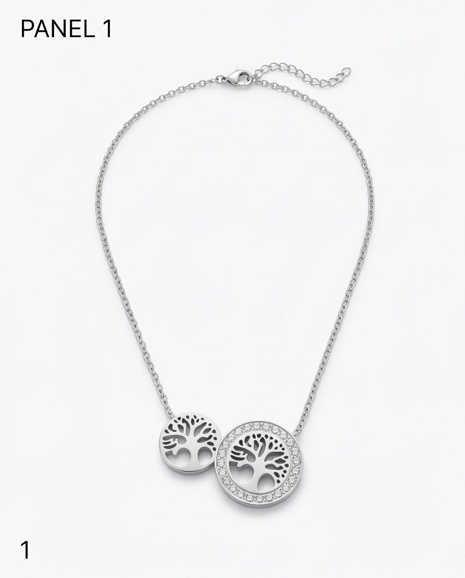 Collar acero quirúrgico mujer 60