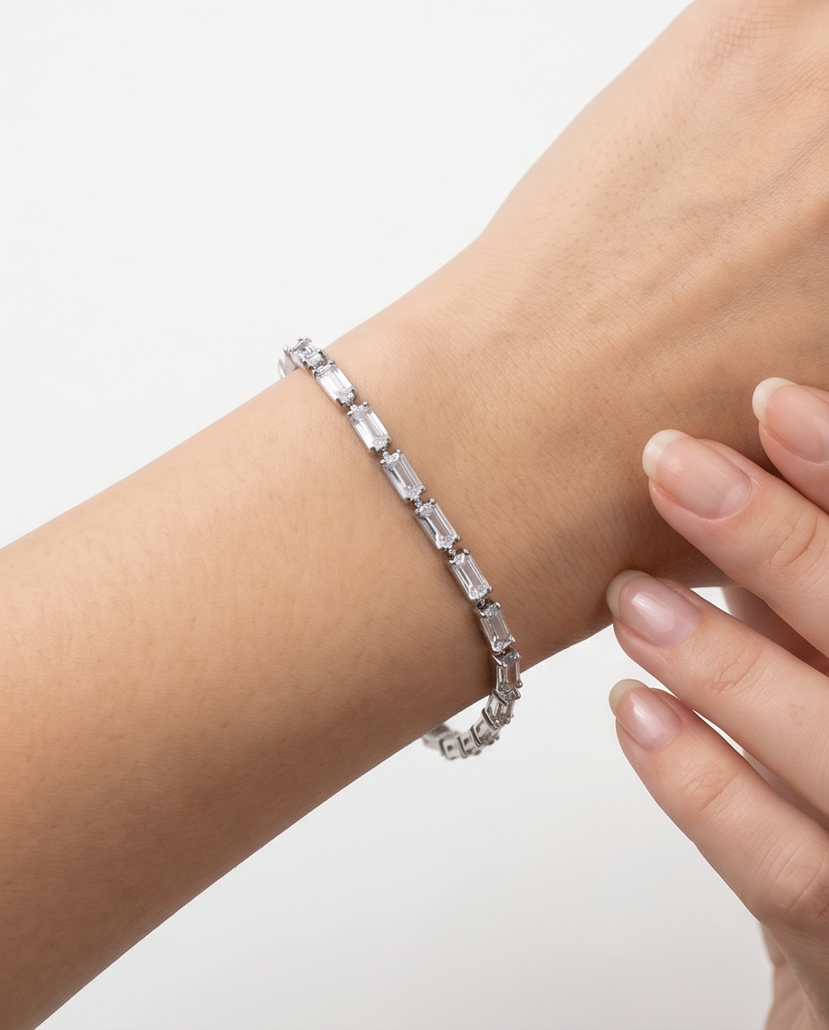 Pulsera acero quirúrgico mujer 48