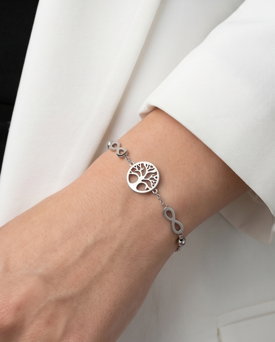 Pulsera acero quirúrgico mujer 38