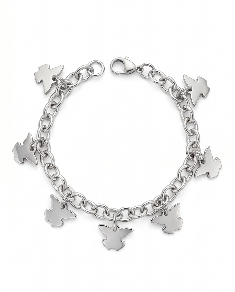 Pulsera acero quirúrgico mujer 86