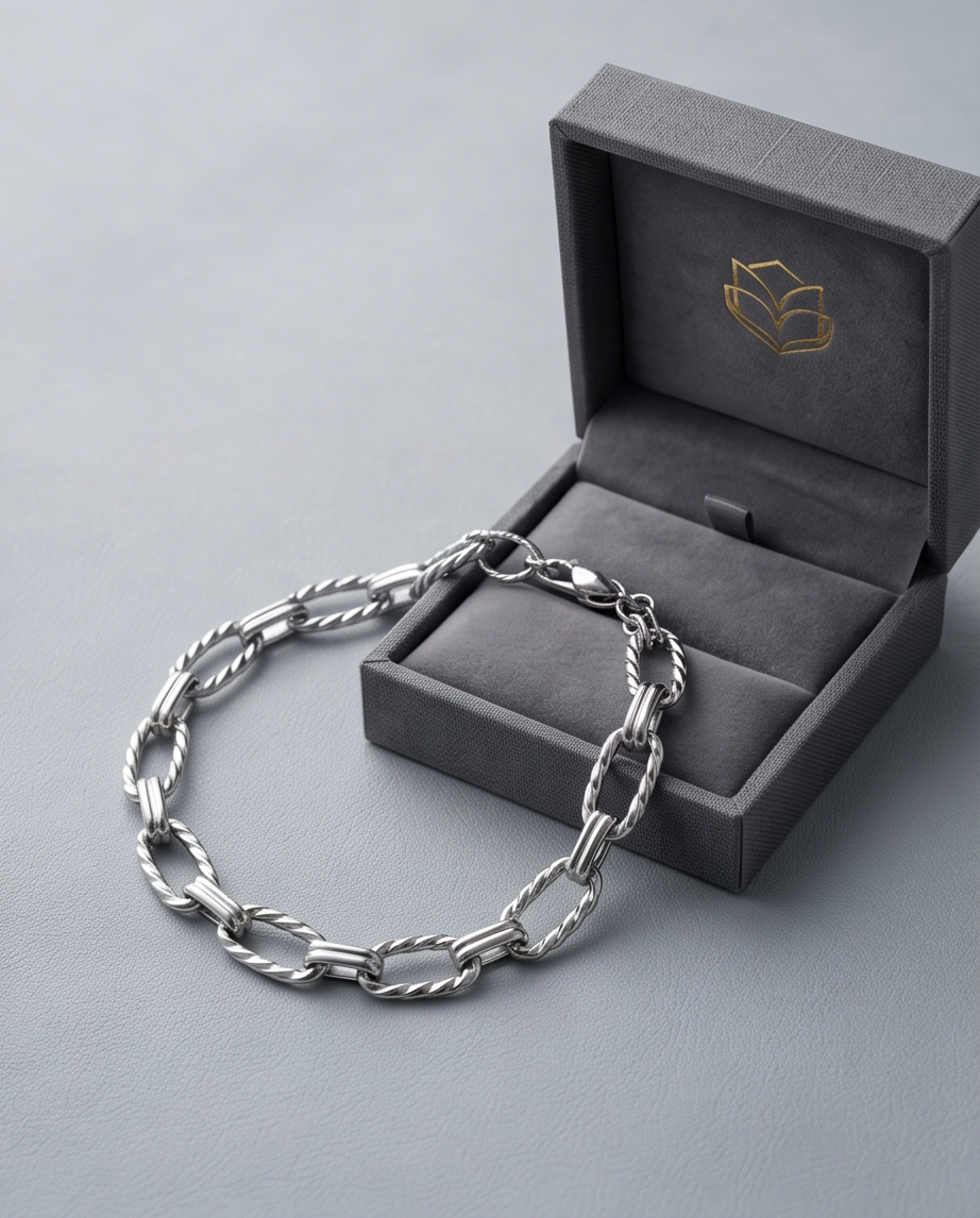 Pulsera acero quirúrgico mujer 84