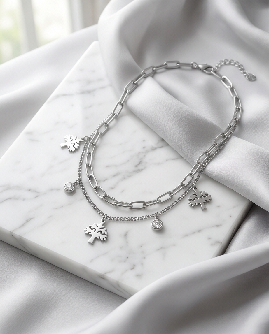 Pulsera acero quirúrgico mujer 72