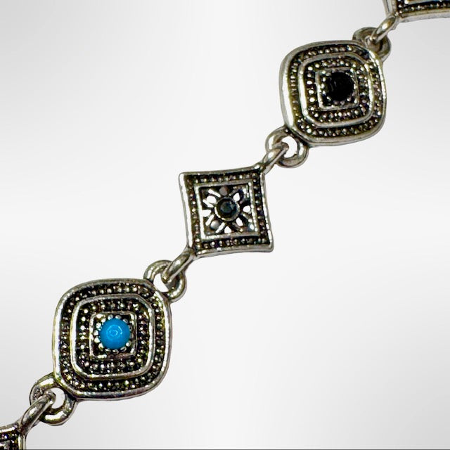 PULSERA DE BRONCE CON PIEDRAS