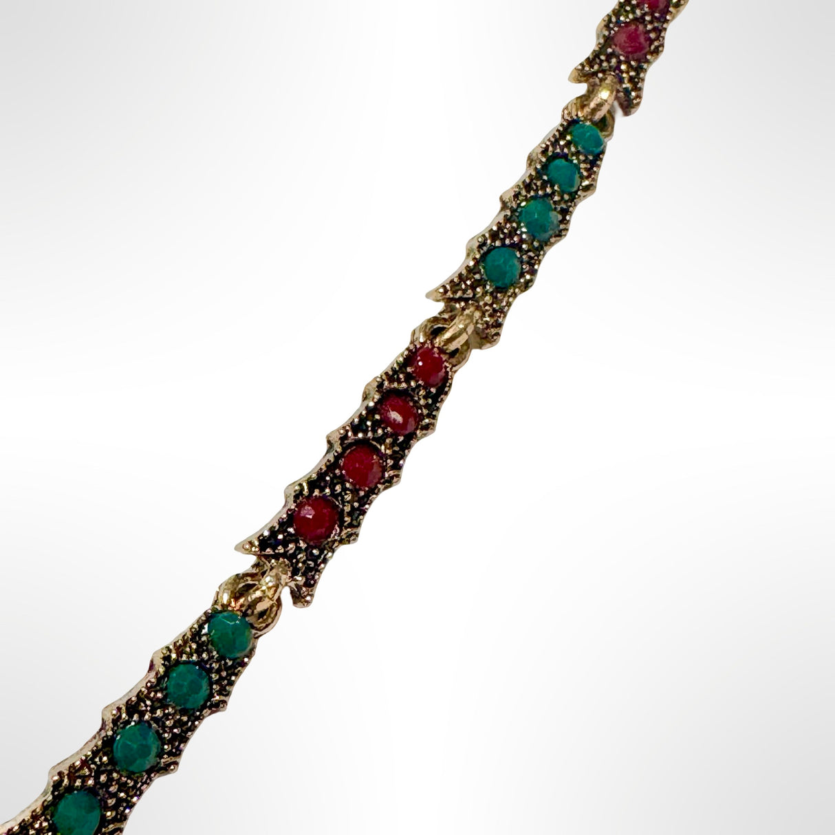 PULSERA DE BRONCE Y PIEDRAS