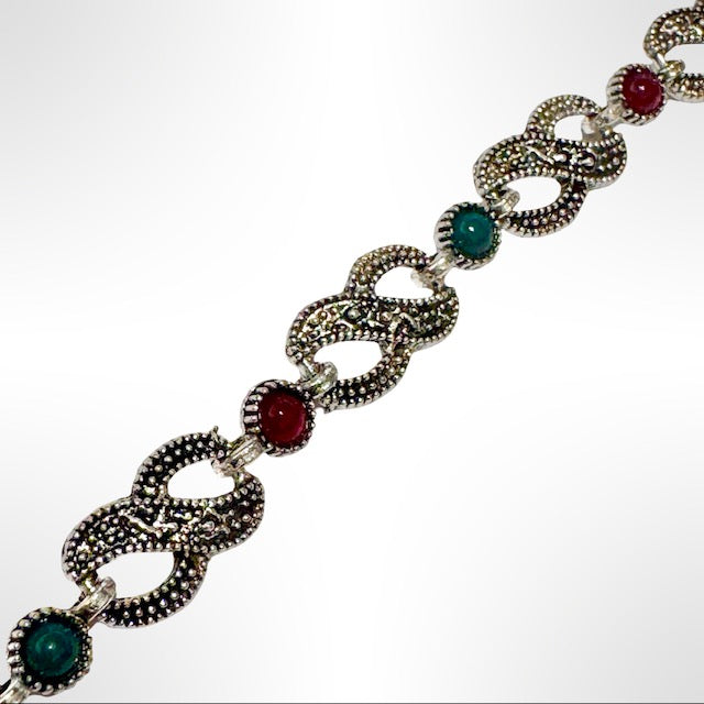 PULSERA DE BRONCE CON PIEDRAS