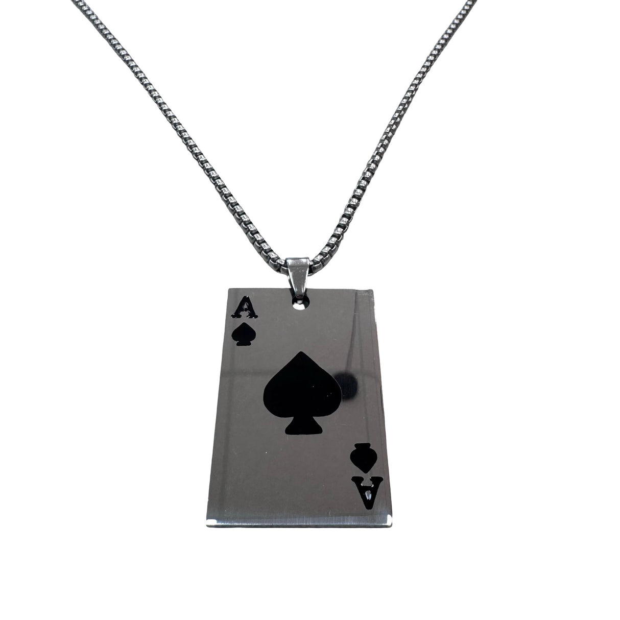 COLLAR UNISEX DE ACERO CON DIJE