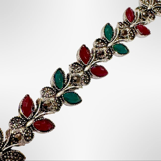 PULSERA DE BRONCE Y PIEDRAS