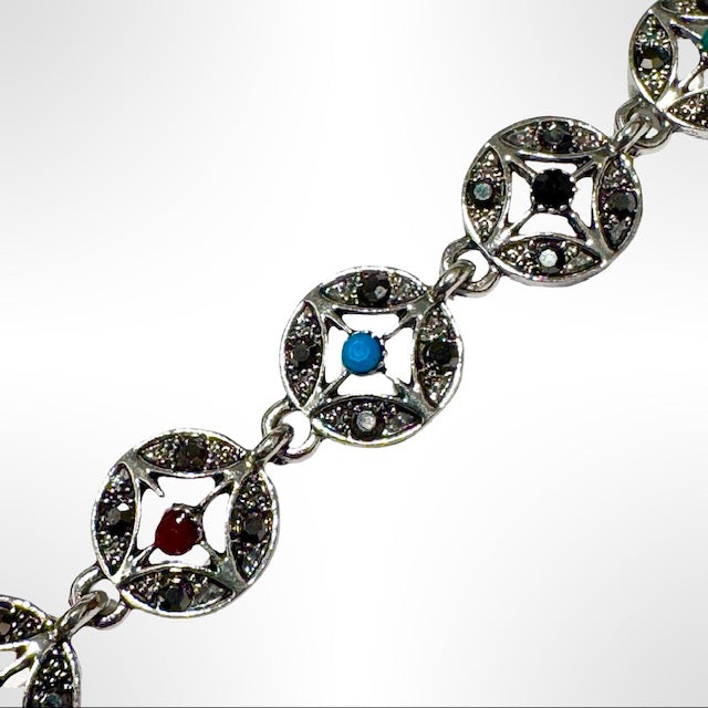 PULSERA DE BRONCE CON PIEDRAS