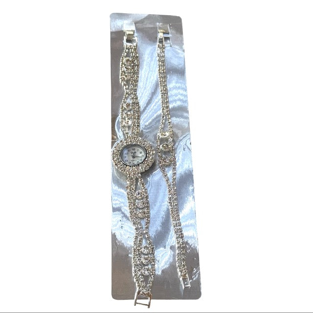 RELOJ DE FIESTA EN SET CON PULSERA