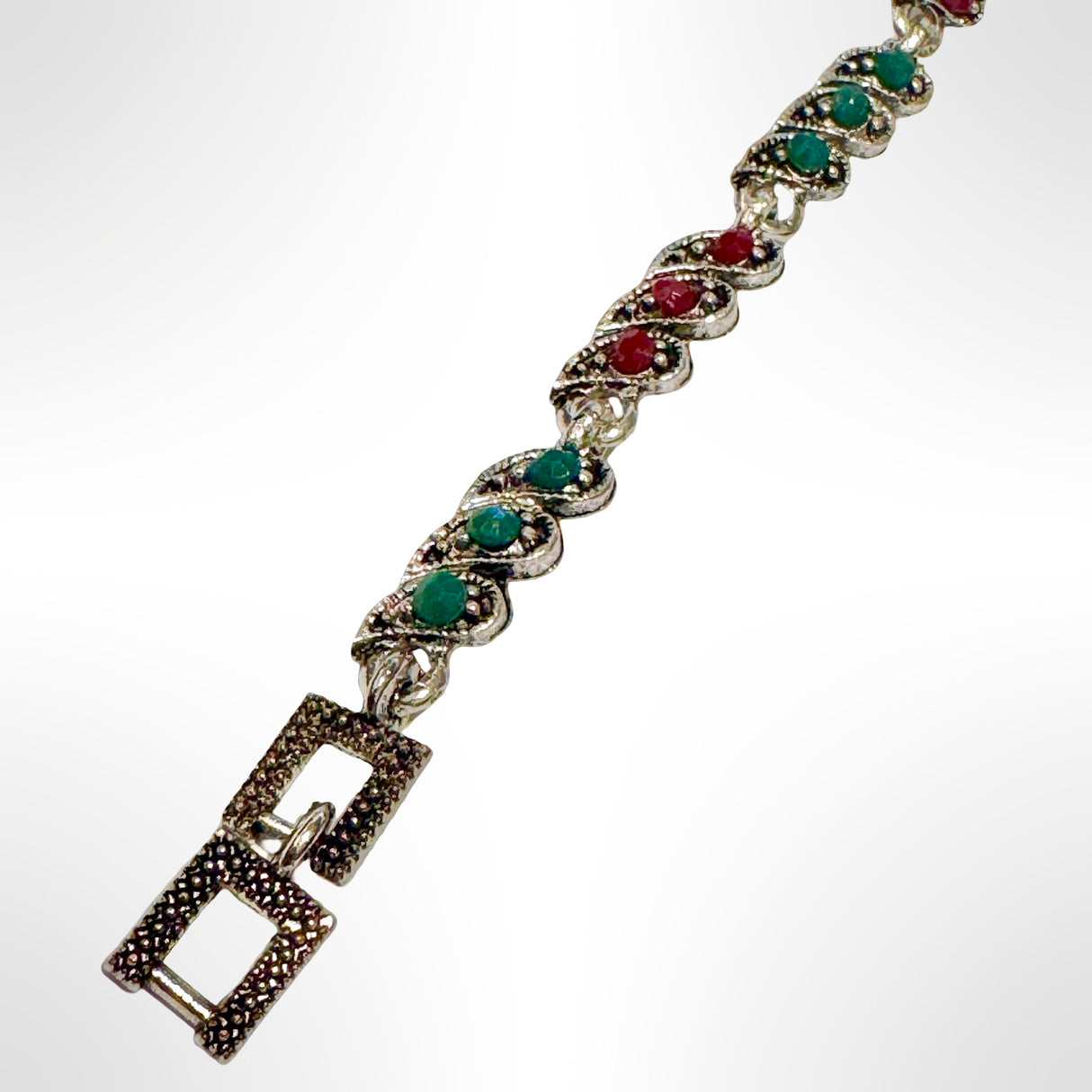 PULSERA DE BRONCE Y PIEDRAS