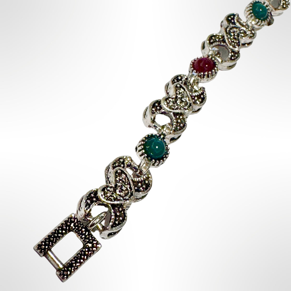 PULSERA DE BRONCE Y PIEDRAS