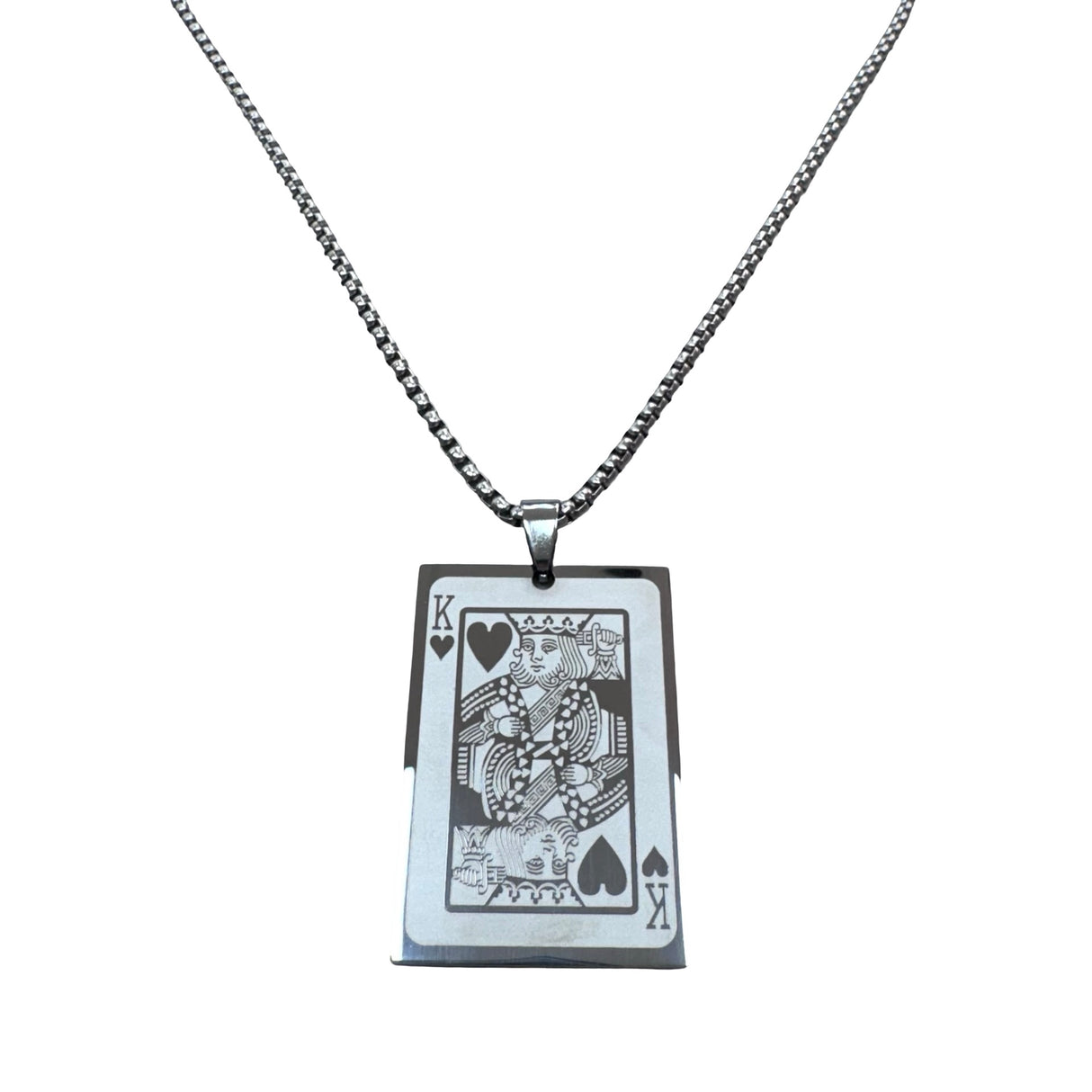 COLLAR UNISEX DE ACERO CON DIJE