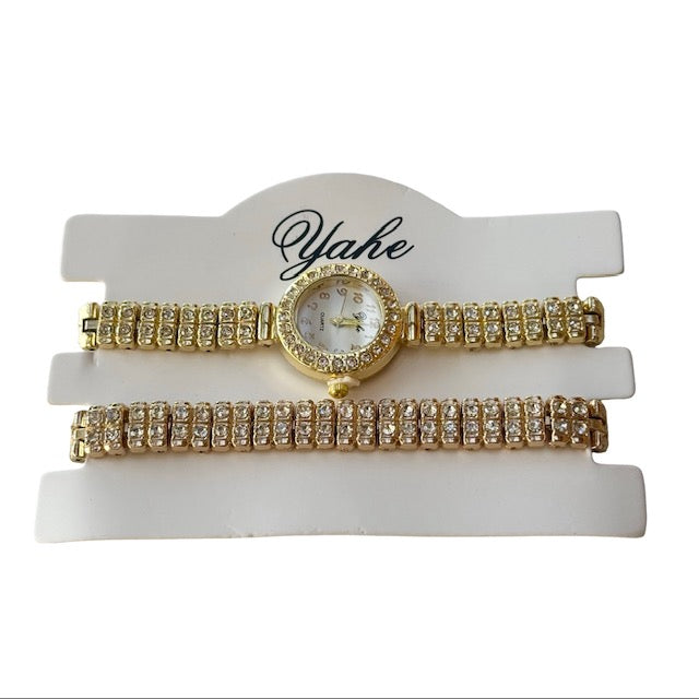 RELOJ DE FIESTA EN SET CON PULSERA 12