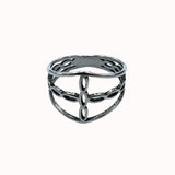 Anillo acero quirúrgico mujer 2