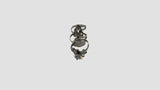 Anillo acero quirúrgico mujer 41