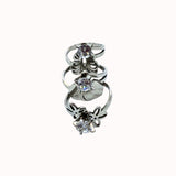 Anillo acero quirúrgico mujer 41