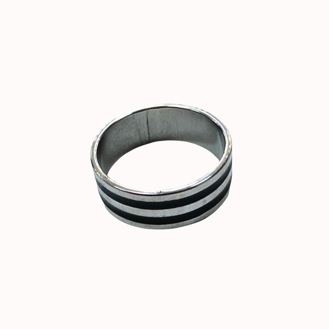 Anillo acero quirúrgico mujer 43