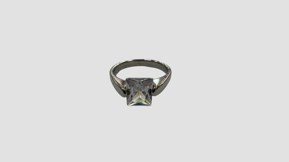 Anillo acero quirúrgico mujer 54