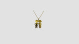 Collar acero quirúrgico nenitos 8