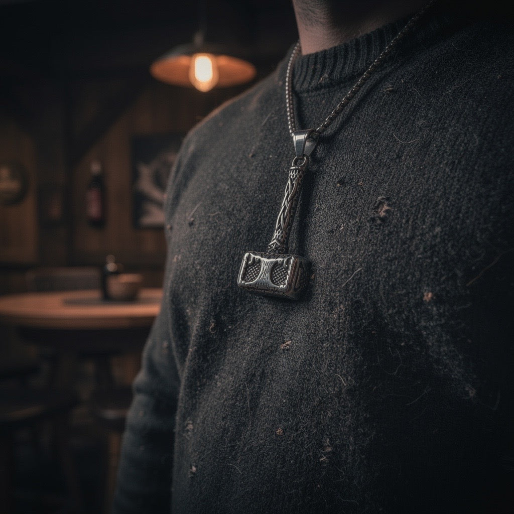 COLLARES CON DIJE ACERO CO017