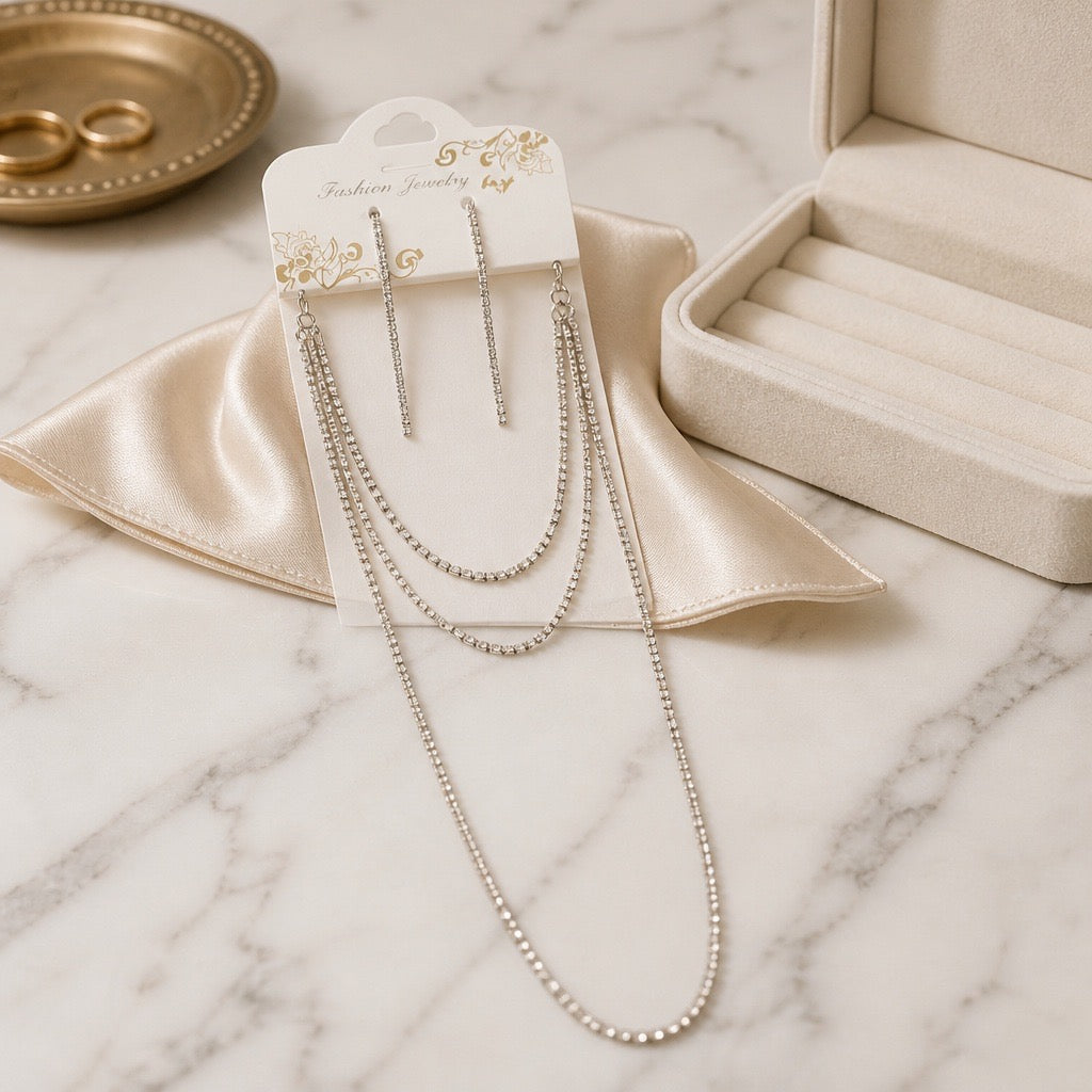 CONJUNTO DE COLLAR Y CARAVANAS