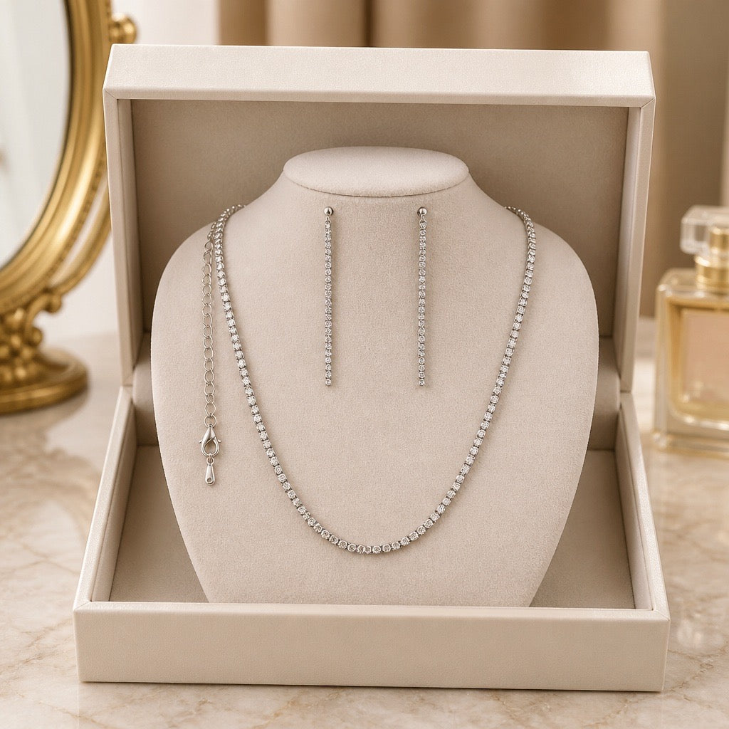 CONJUNTO DE CARAVANAS Y COLLAR