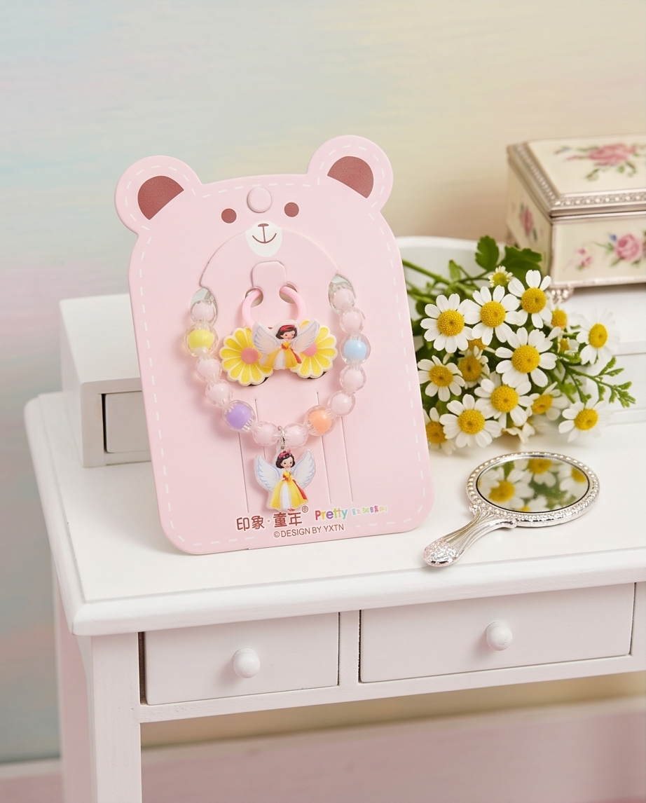 SET INFANTIL DE PULSERA Y ANILLOS 1