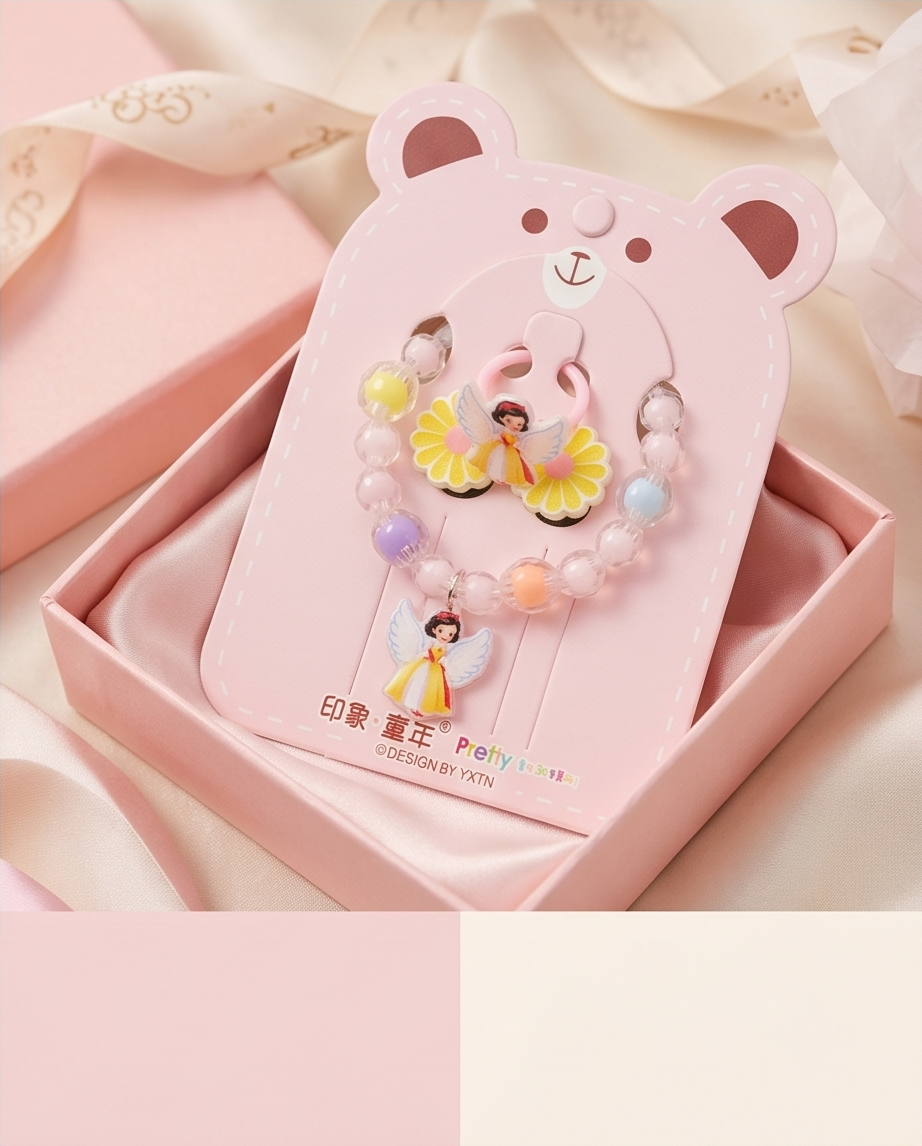 SET INFANTIL DE PULSERA Y ANILLOS 1