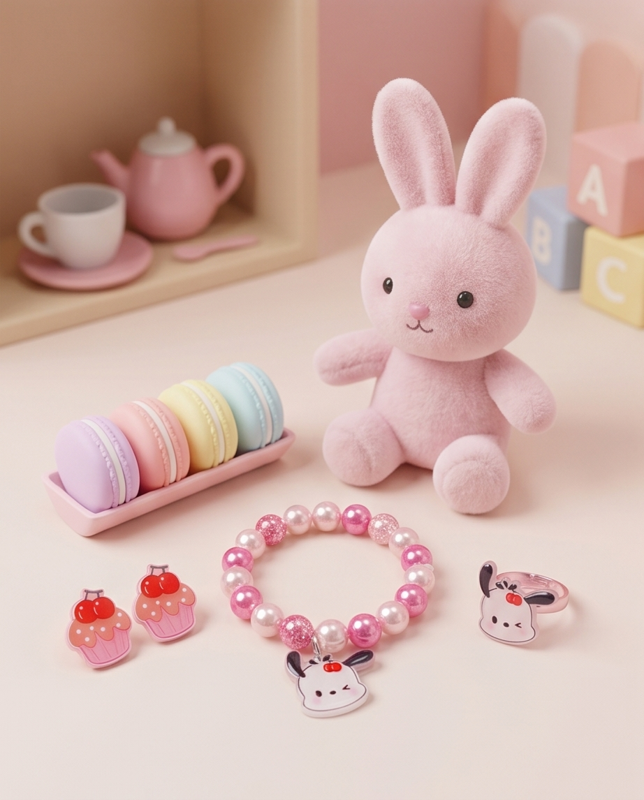 SET INFANTIL DE PULSERA Y ANILLO 21