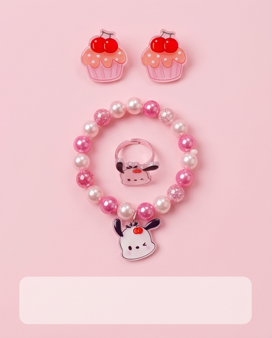SET INFANTIL DE PULSERA Y ANILLO 21