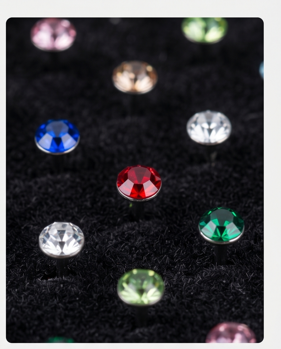 PIERCING DE ACERO P04 set por 40 unidades
