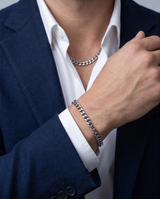 CADENA DE ACERO QUIRURGICO UNISEX CON PULSERA