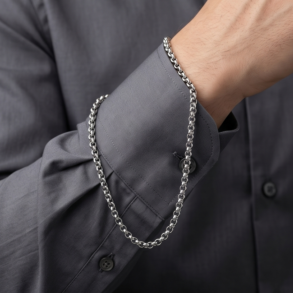 CADENA DE ACERO QUIRURGICO UNISEX