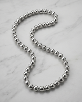 COLLARES DE FANTASIA Y PERLAS PLATEADAS C04