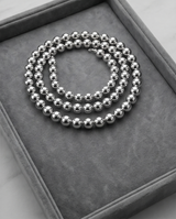 COLLARES DE FANTASIA Y PERLAS PLATEADAS C04